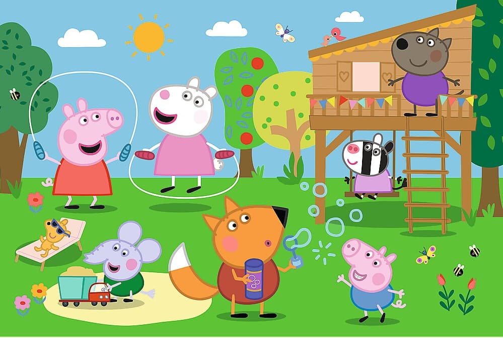 Puzzle - Peppa Pig - Distractia Din Iarba | Trefl