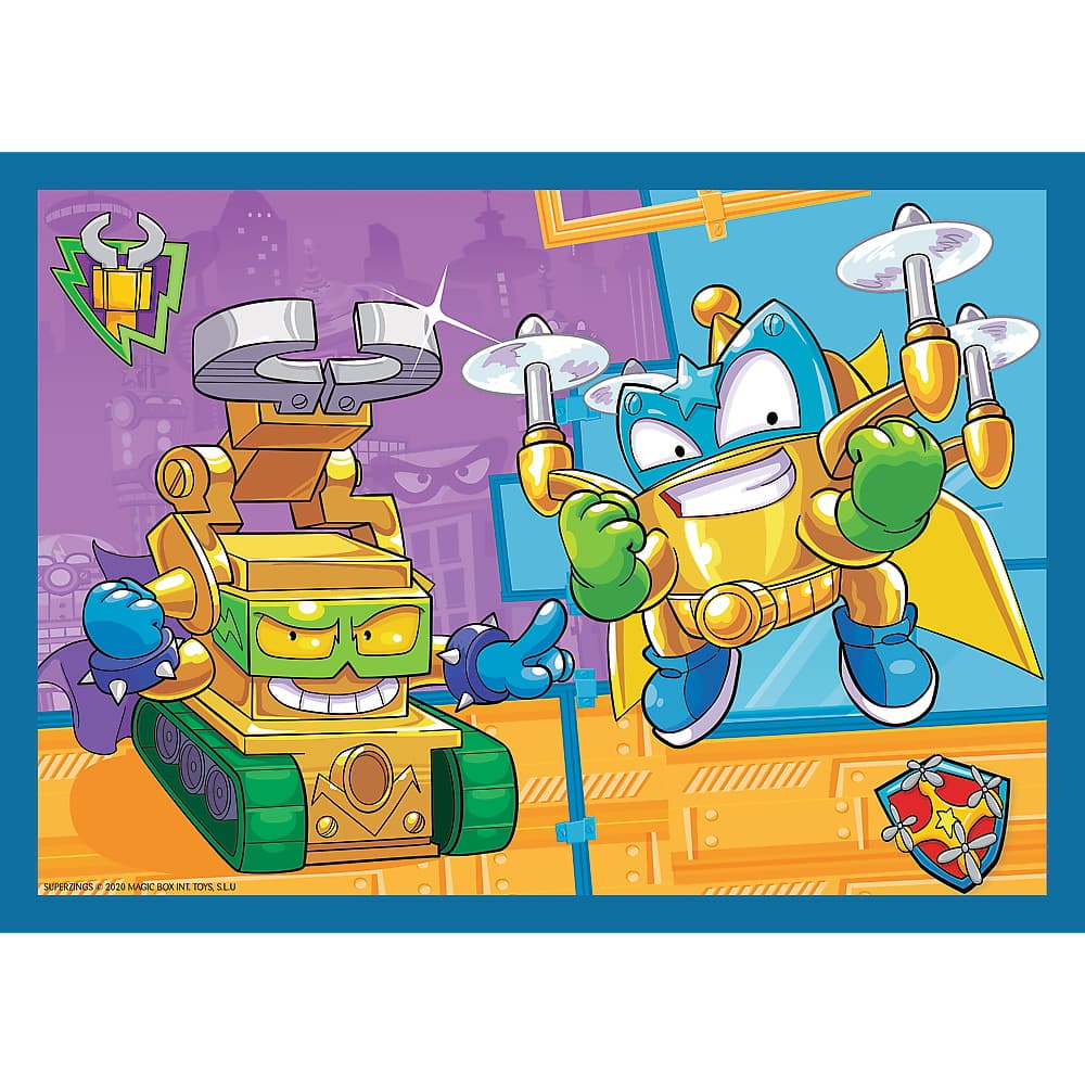 Puzzle 4 in 1 - Super Things - Super actiunea | Trefl