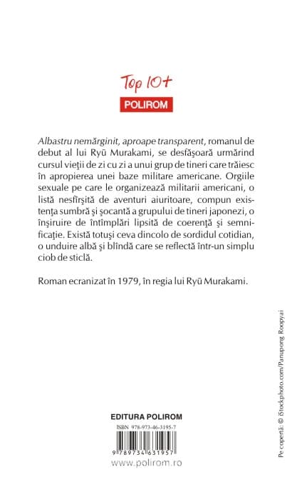 Albastru nemarginit, aproape transparent | Ryu Murakami