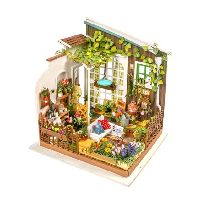 Puzzle 3D - Minicasuta de papusi - Gradina lui Miller | Robotime