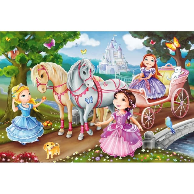 Puzzle 3x24 piese - Fairytale Princesses | Schmidt