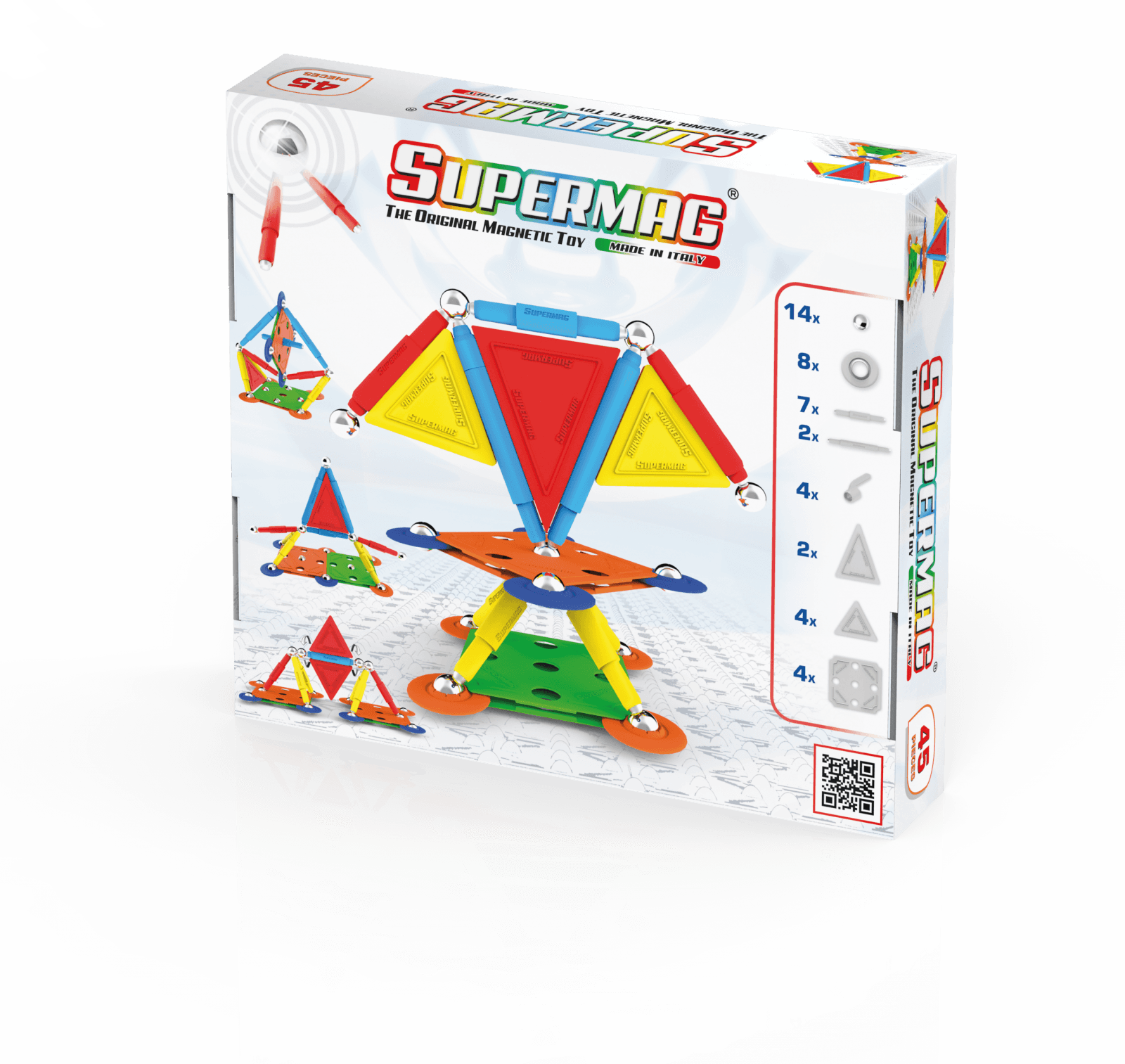 Set de constructie magnetic Projects Multicolor - 45 piese | Supermag