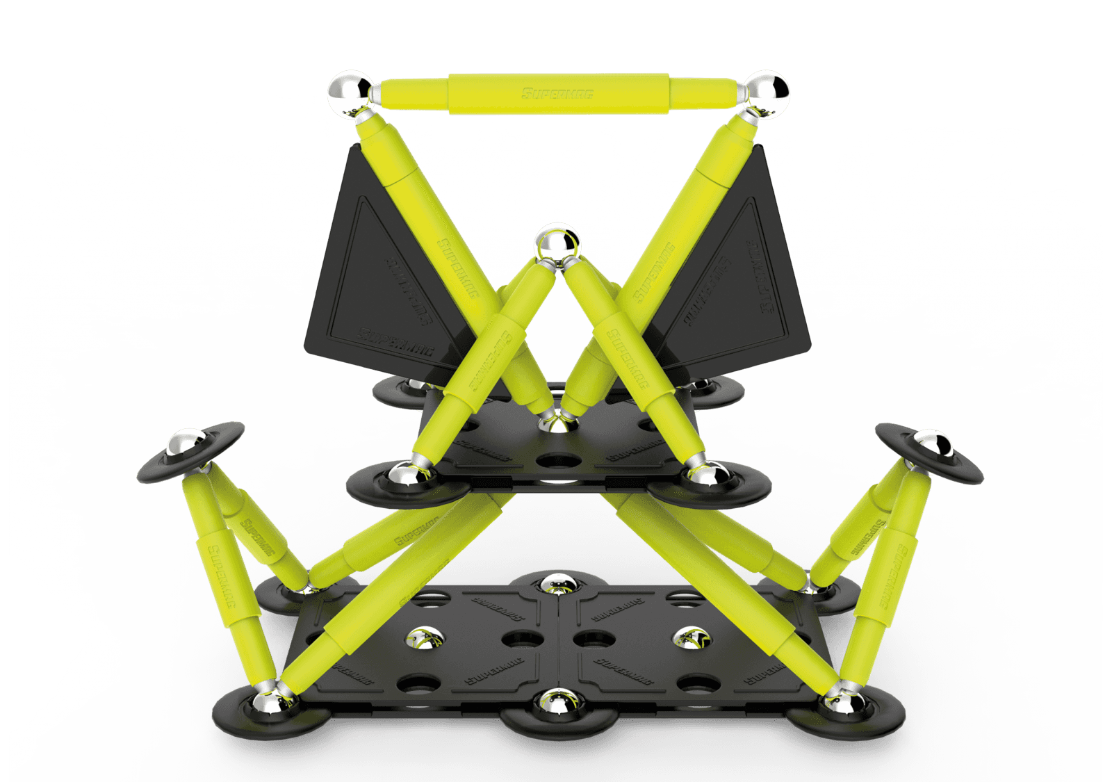 Set de constructie magnetic Projects Tehnicolor 50 piese | Supermag