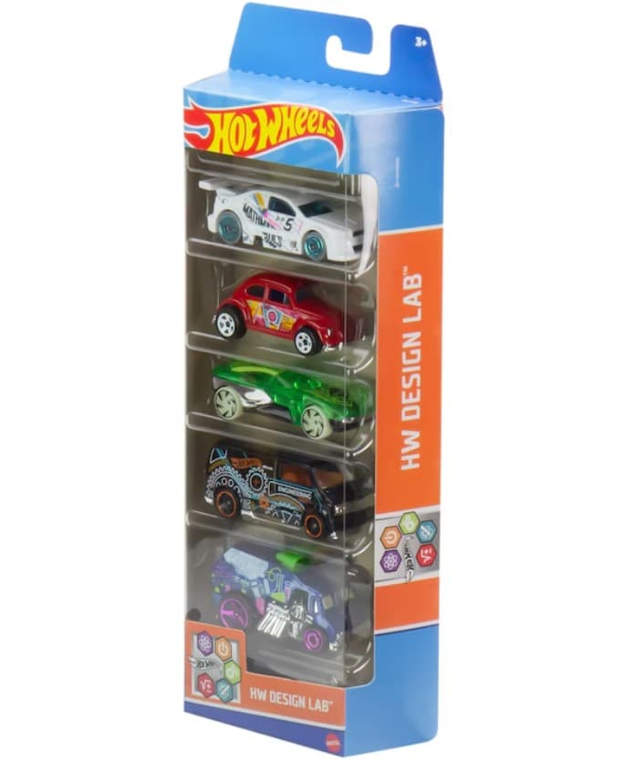 Set 5 masini - Hot Wheels - Design Lab | Mattel