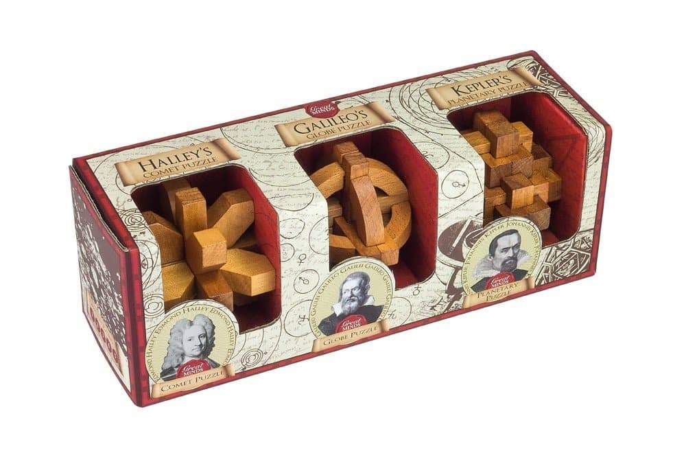 Puzzle - Great Minds Set of 3 (Halley, Galileo and Kepler) | Professor Puzzle