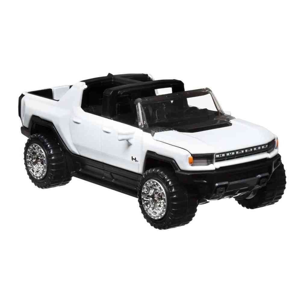 Masinuta metalica cu sistem pull back - GMC Hummer EV | Mattel