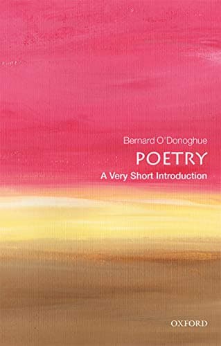 Poetry: A very short introduction | Bernard O'Donoghue