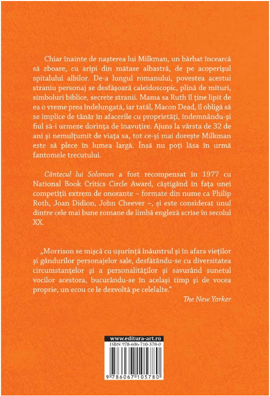 Cantecul lui Solomon | Toni Morrison
