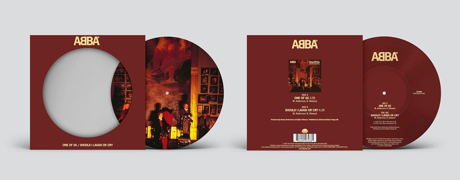 One Of Us / Should I Laugh Or Cry (Picture Disc Vinyl, 7" 45 RPM ) | ABBA