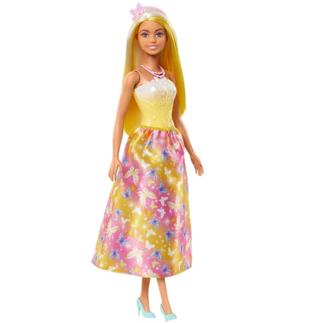 Papusa - Barbie cu parul blond si galben | Mattel
