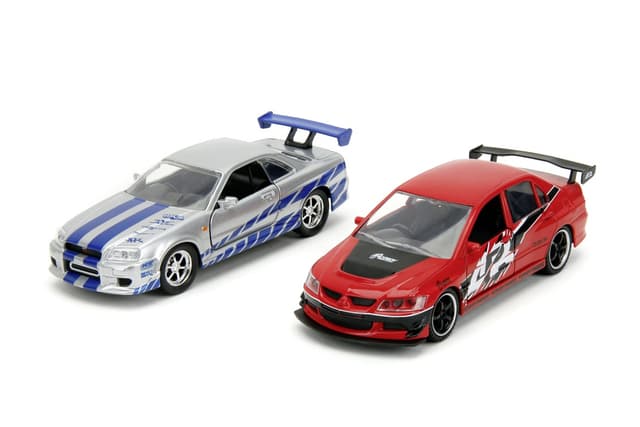 Set 2 masini - Fast & Furious - Mitubishi Lancer Evolution | Jada Toys