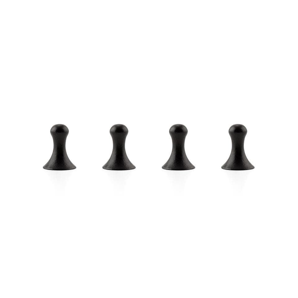 Set 4 magneti- Cinched-Black | Romanowski Design