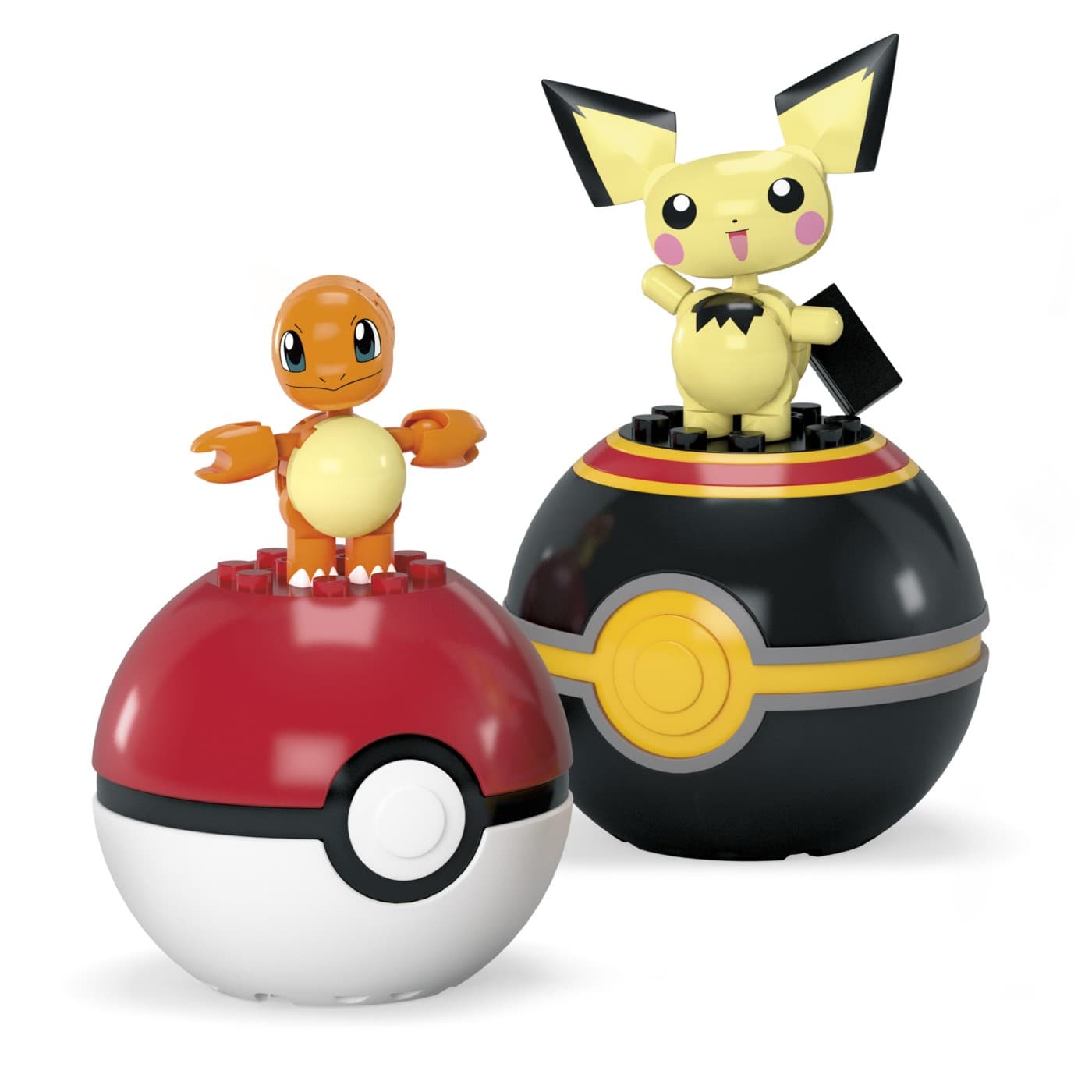 Set 2 figurine - Pokemon - Charmander + Picachu | Mattel