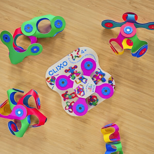 Joc magnetic de constructie 9 piese - Tiny & Mighty | Clixo