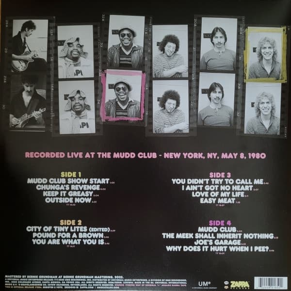 Zappa '80 Mudd Club - Vinyl | Frank Zappa