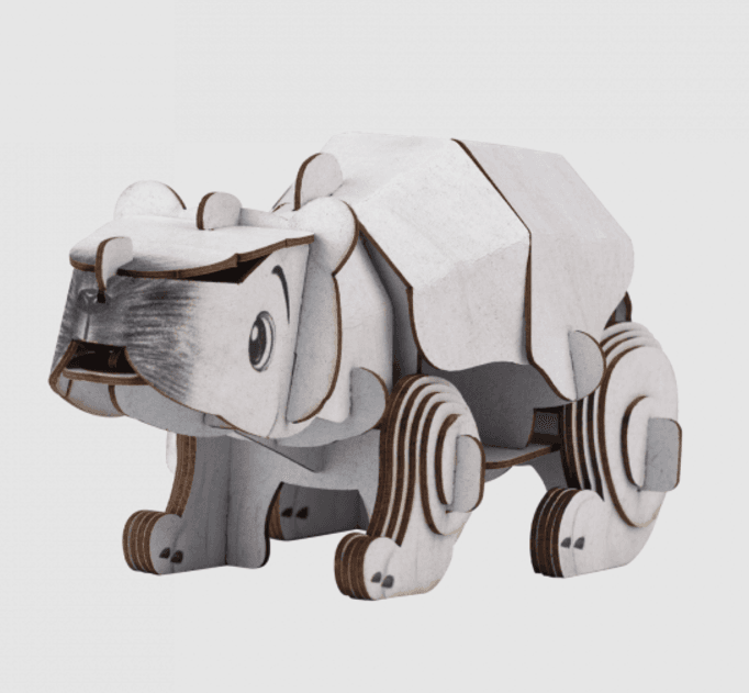 Puzzle 3D cu sunet - Build 'n' Sound - Urs polar | MierEdu