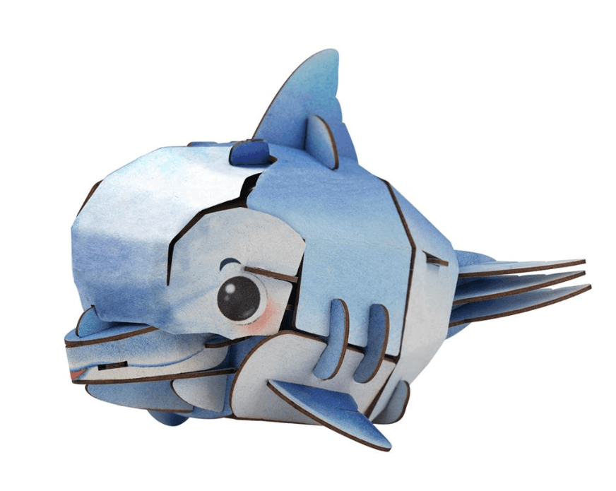 Puzzle 3D cu sunet - Build 'n' Sound - Delfin | MierEdu