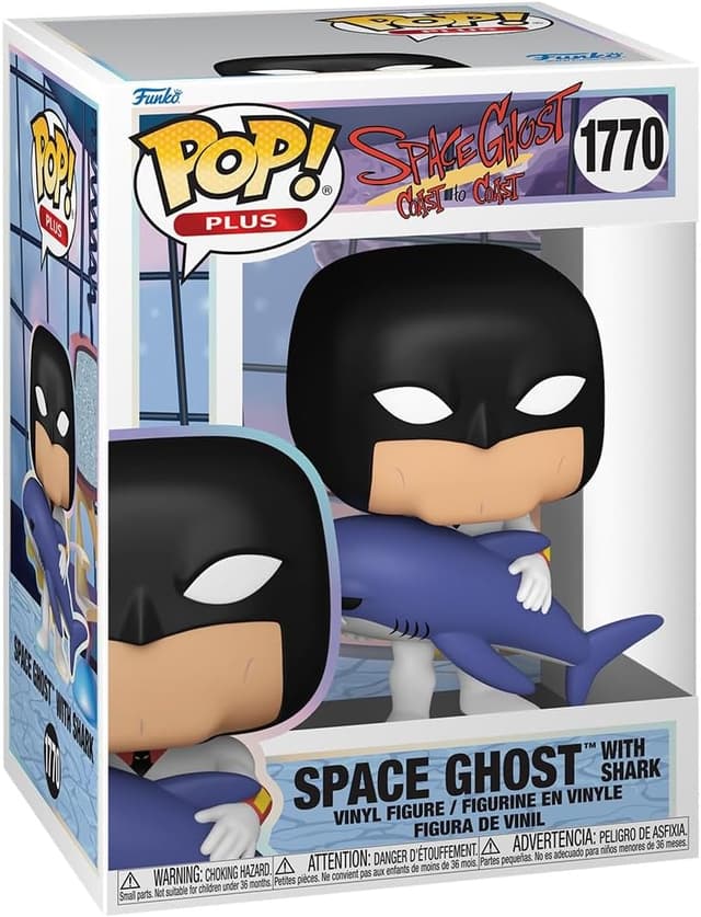 Figurina - Pop! Space Ghost: Space Ghost with Shark | Funko