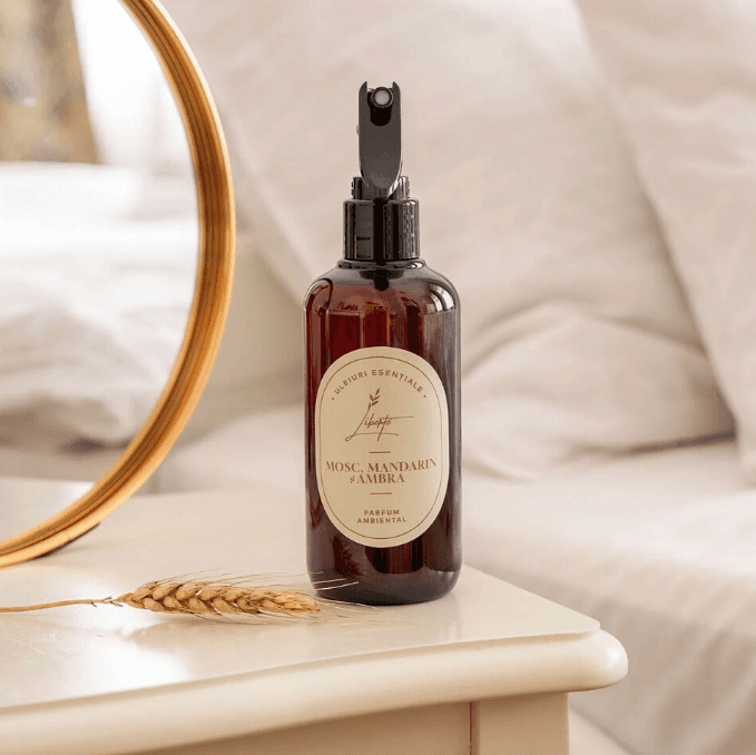 Parfum ambiental cu pulverizator - Mosc, Mandarin si Ambra | Liberte