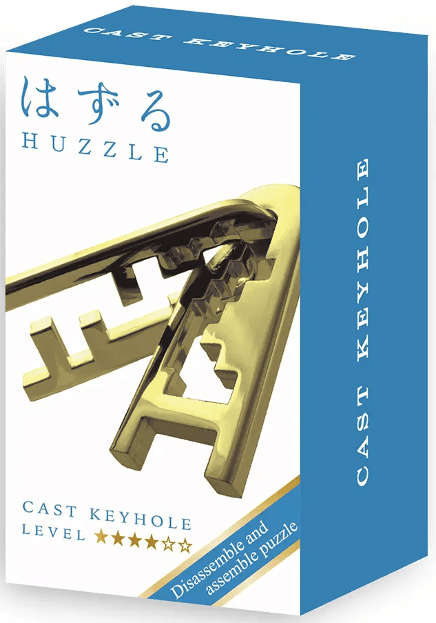 Puzzle mecanic - Mini Huzzle Keyhole - Gold | Hanayama