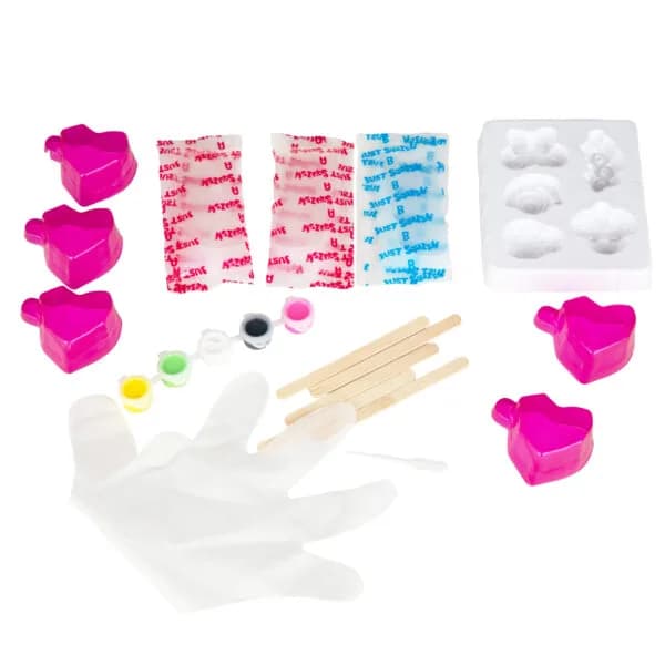 Set creativ - Just Squish - Creati-va figurine din silicon - Insecte | Strigo