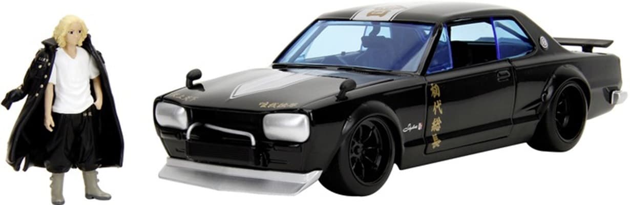 Set masinuta metalica Nissan Skyline GTR + figurina Mikey Tokyo Revengers | Jada Toys