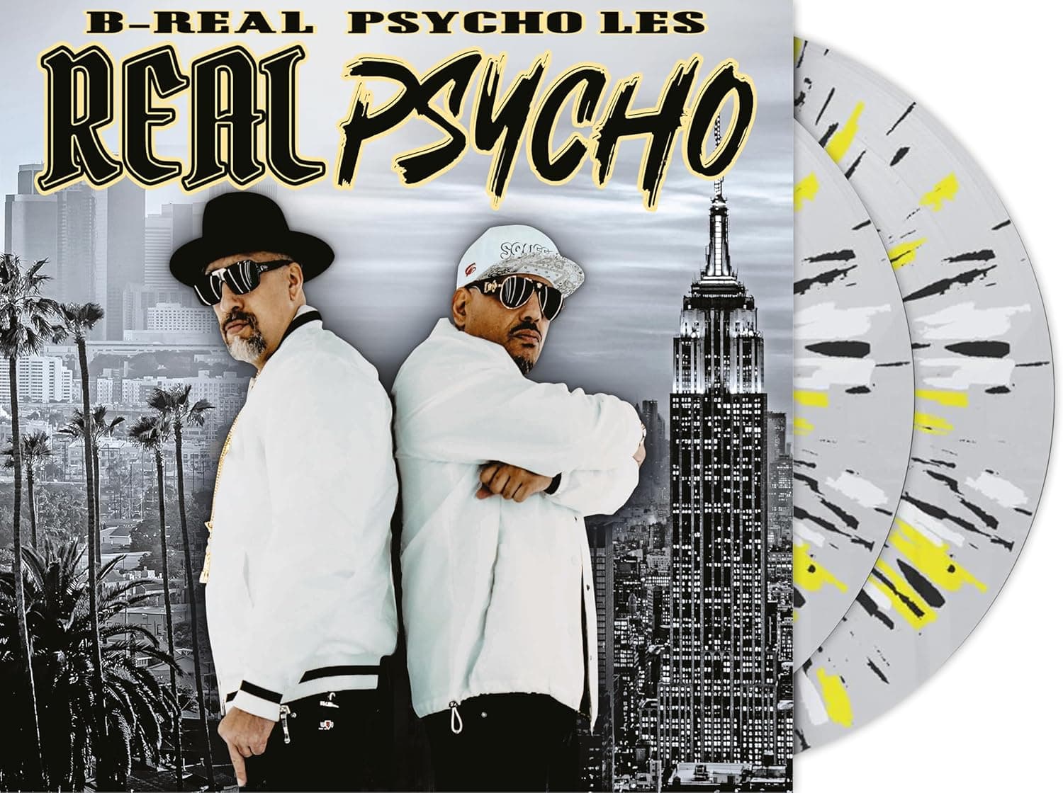 Real Psycho (Clear Black, Yellow & White Splatter Vinyl) | B-Real, Psycho Les