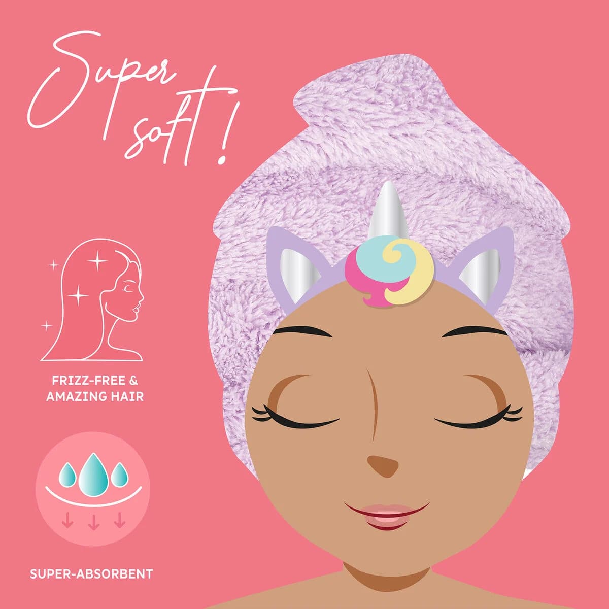 Prosop de par tip turban - Unicorn | Legami