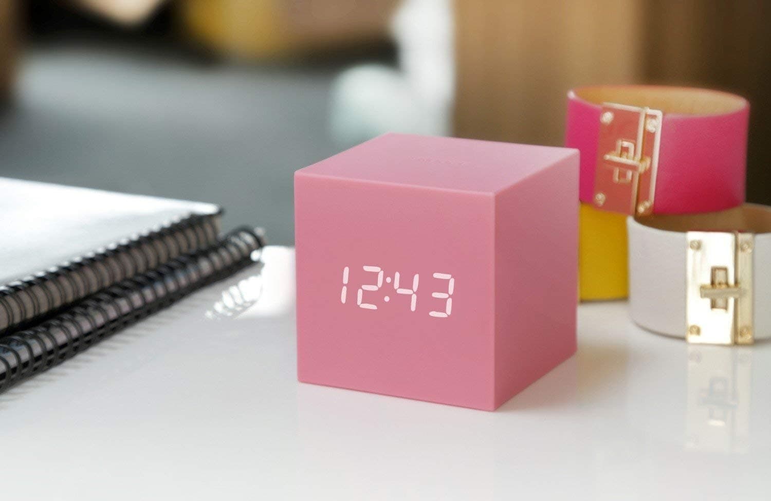 Ceas cu alarma - Pink | Gingko