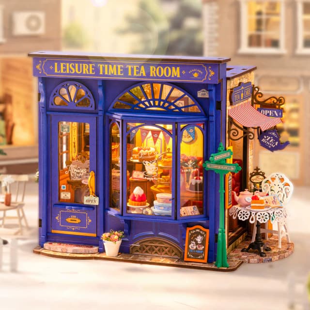 Puzzle 3D - Minicasuta - Leisure Time Tea Room | Robotime