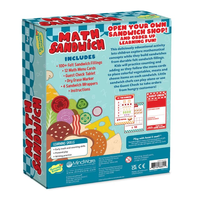 Joc educativ - Math Sandwich | Peaceable Kingdom