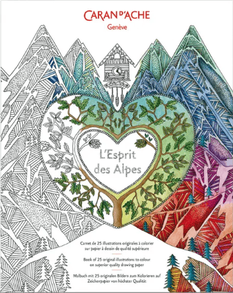 L' Esprit des Alpes - Colouring Book |