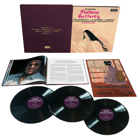 Madama Butterfly - Vinyl | Luciano Pavarotti, Mirella Freni, Giacomo Puccini, Herbert von Karajan