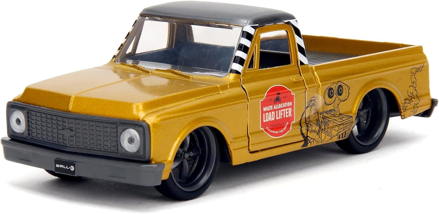 Masinuta Metalica - Disney Pixar Wall E - Chevrolet Cheyenne 1972 | Jada Toys