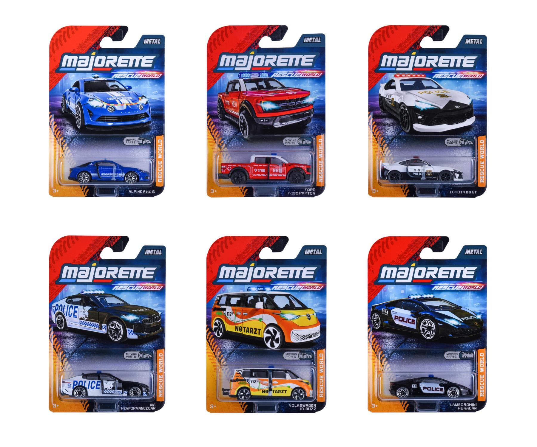 Masinuta metalica - Premium Rescue World, mai multe modele | Majorette