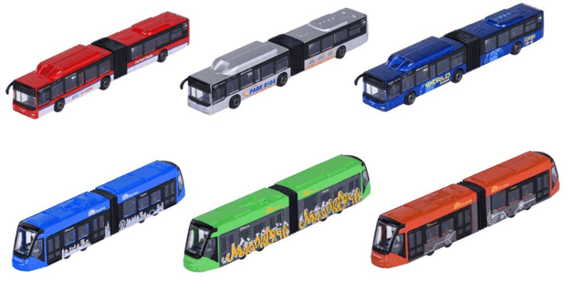Autobuz si Tramvai metalic - MAN Seria City, mai multe modele | Majorette