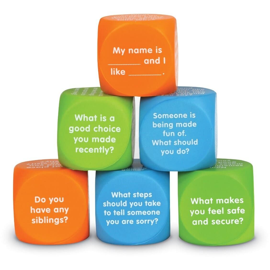 Jucarie educativa - Let's Talk Cubes - Feelings, social skills, you | Learning Resources
