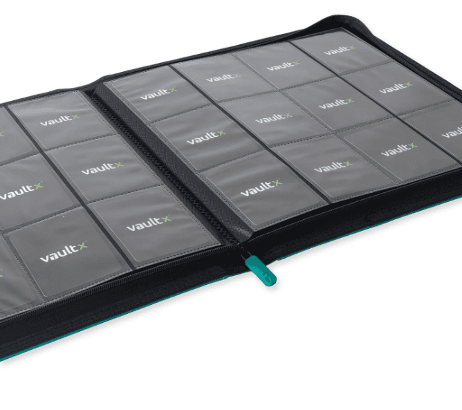 Binder TCG - 12-Pocket Exo-Tec - Vault X (Turquoise) | Vault X