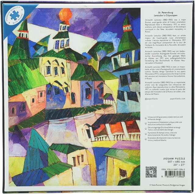 Puzzle 1000 piese - Lentulov's Cityscapes - St. Petersburg | Paperblanks