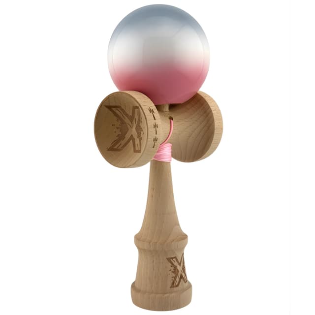 Jucarie de indemanare - Kendama - Big Cups Sticky Roz/Alb/Gri | X