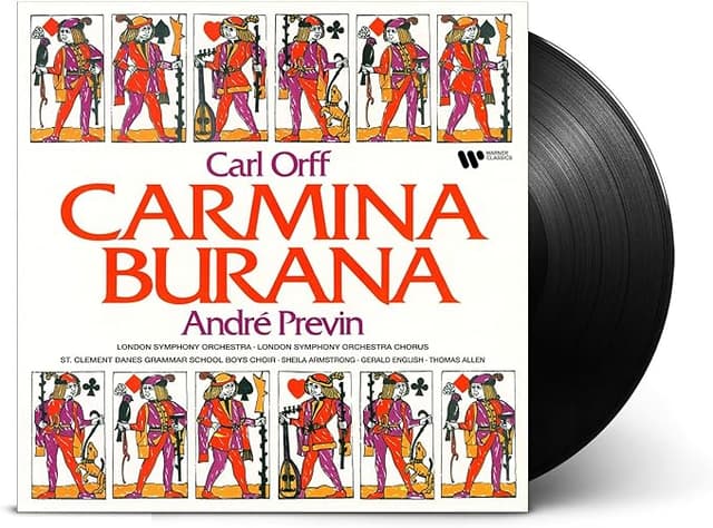 Carl Orff: Carmina Burana - Vinyl | Sheila Armstrong, Gerald English, Thomas Allen, London Symphony Orchestra, Andre Previn