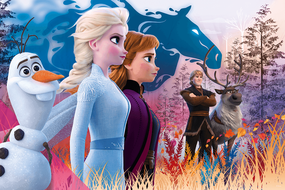 Puzzle 24 piese - Frozen II - Calatoria Magica | Trefl