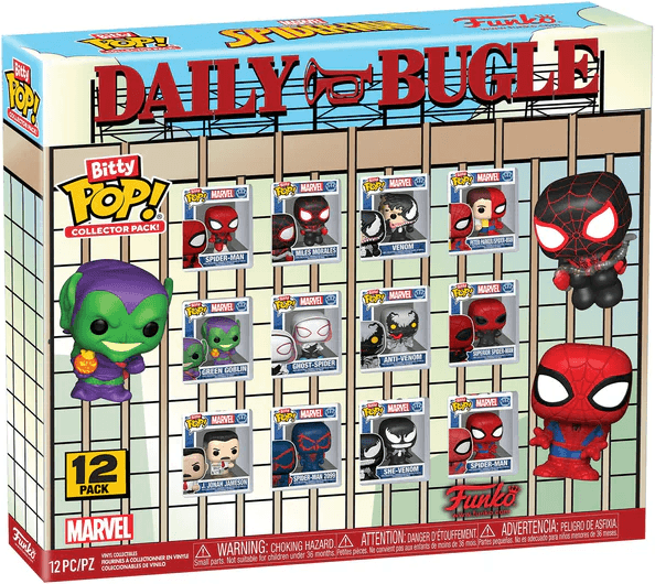 Set 12 figurine - Bitty Pop! Collector Pack - Spider-Man Daily Bugle | Funko