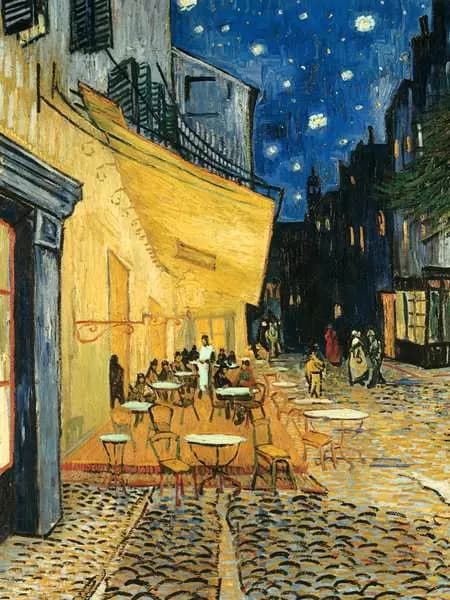 Puzzle - Van Gogh - Cafe Terrace at Night, 1000 piese | Ravensburger
