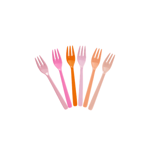 Set de 6 furculite multicolore | Rice by Rice