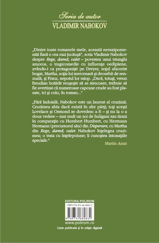 Rege, dama, valet | Vladimir Nabokov