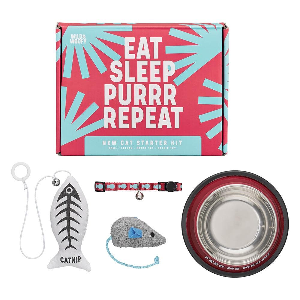 Set accesorii pentru pisici - New Cat Starter Kit | Wild & Wolf