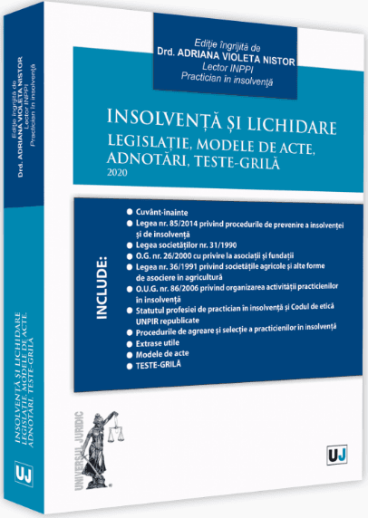 Insolventa si lichidare | Adriana Violeta Nistor