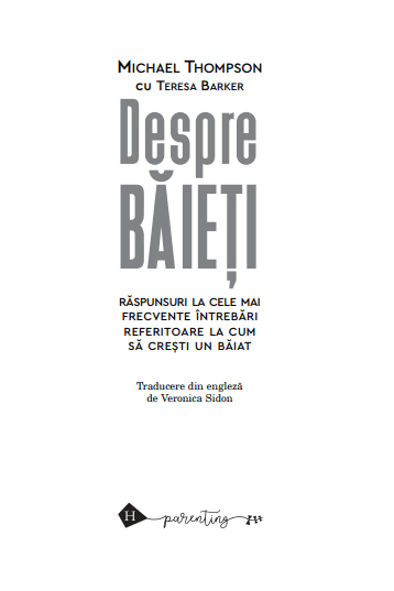 Despre baieti | Michael Thompson