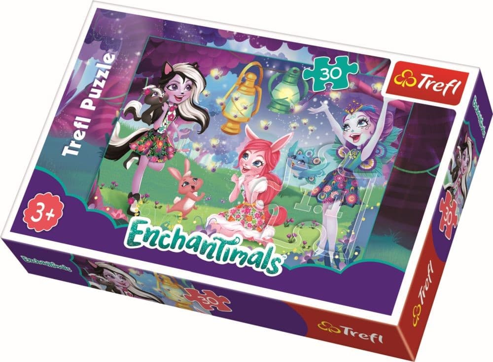 Puzzle 30 piese - Magia Enchantimals | Trefl